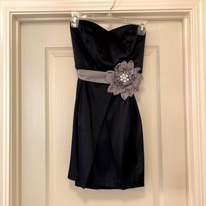 Trixxi Short Junior Dress Dark Blue